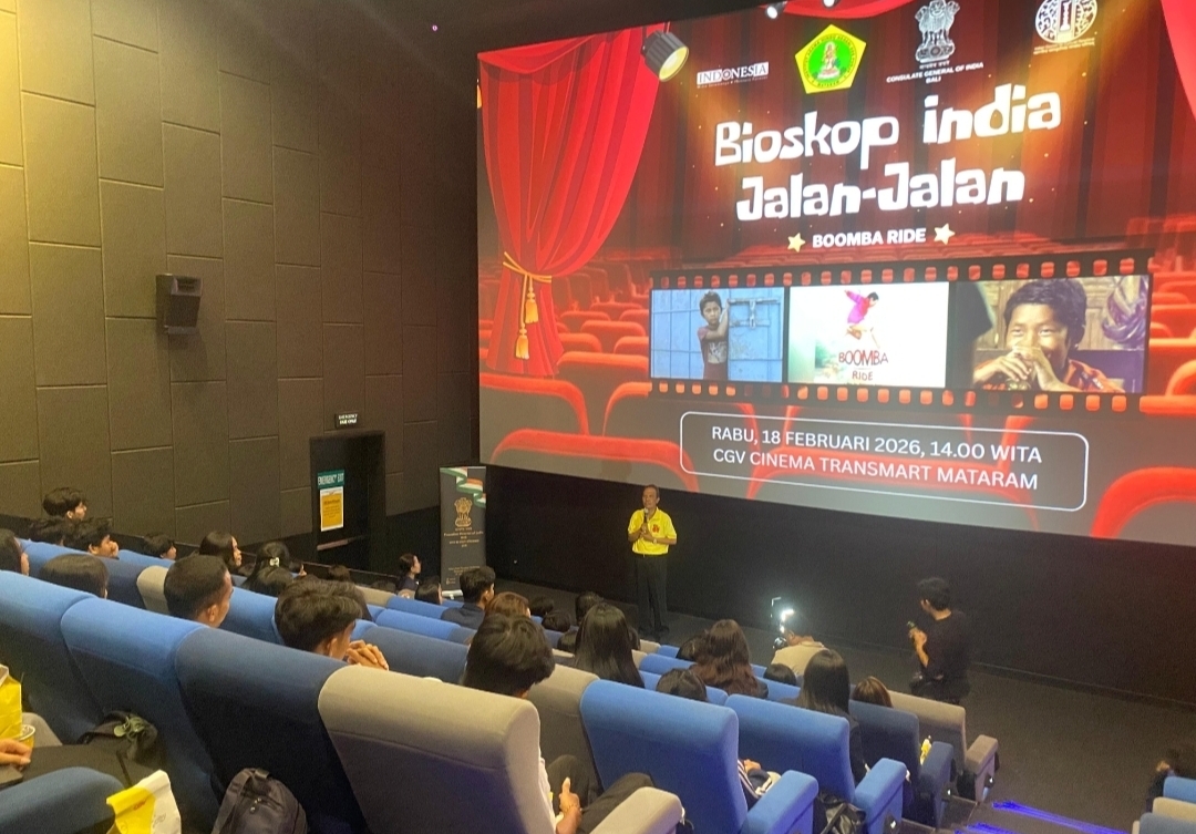 SINEMA INDIA DAN FESTIVAL HOLI HIDUPKAN SEMANGAT LINTAS BUDAYA DALAM KOLABORASI INTERNASIONAL IAHN GDE PUDJA MATARAM