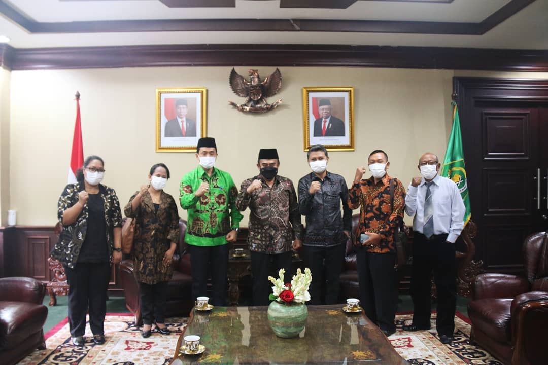 Audiensi Plt. Rektor Kepada Menteri Agama RI dengan agenda peresmian Institut Agama Hindu Negeri Gde Pudja Mataram